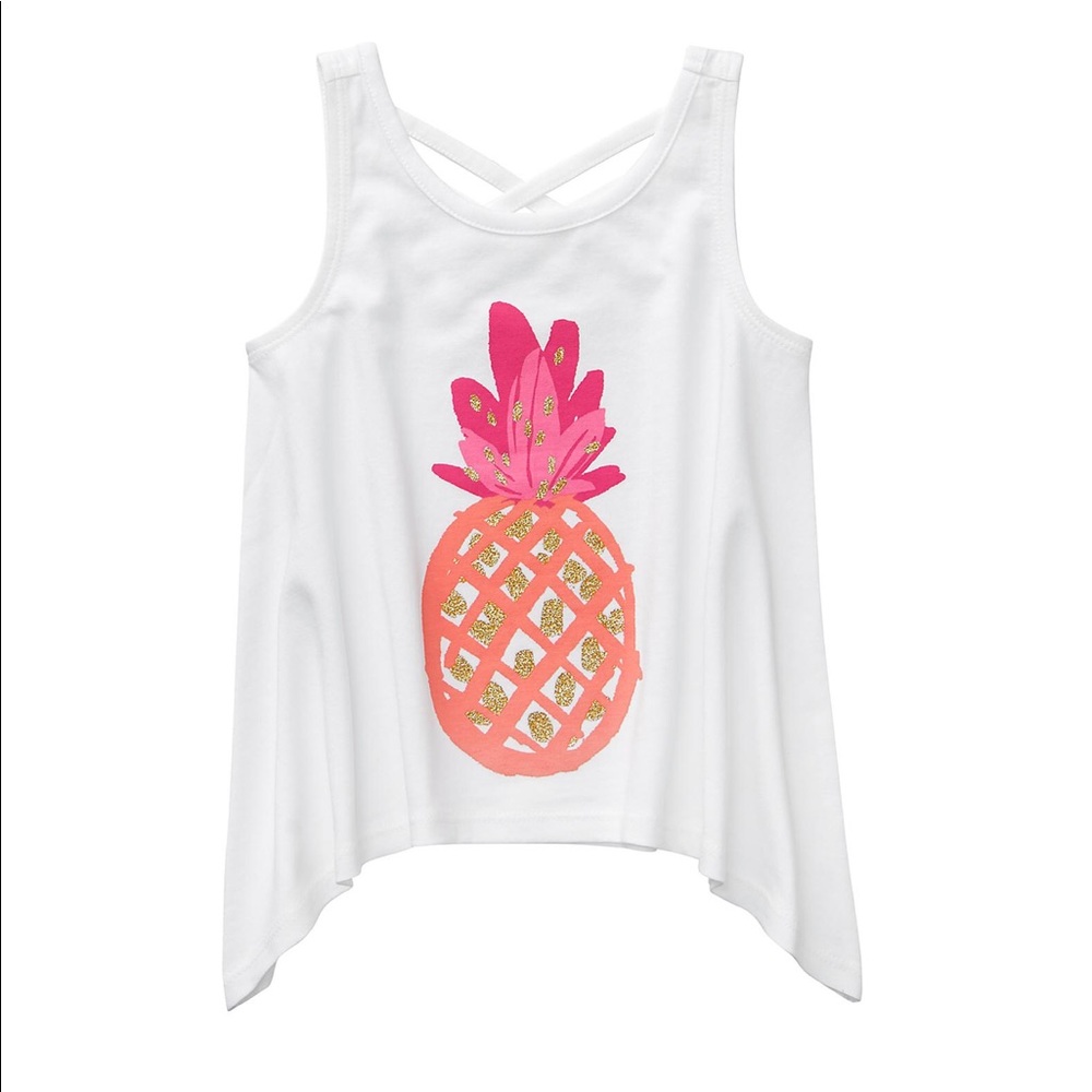 Gymboree 18-24M Toddler Girls Pineapple Tank - Picture 6 of 6